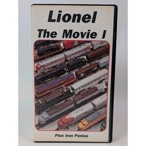 Lionel The Movie I VHS TM Books Video Train Collectors Tom McComas Iron Ponies